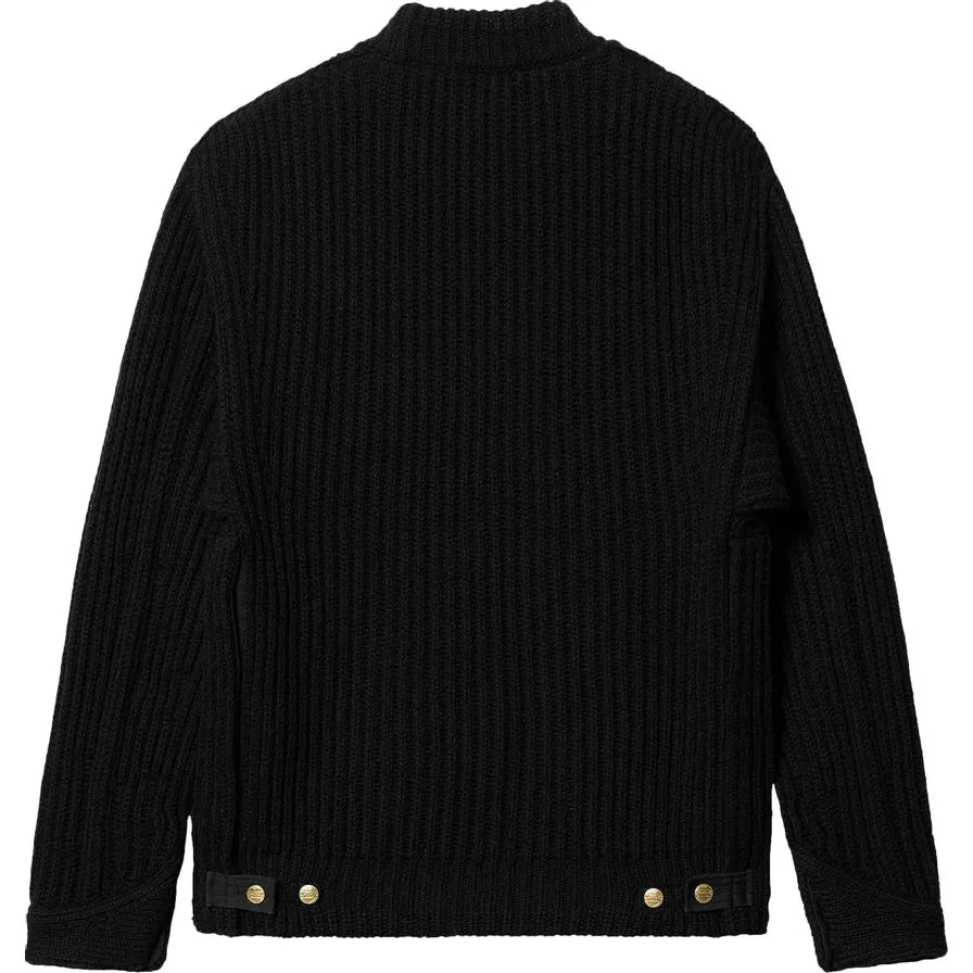 Sacai - Pull côtelé en laine et nylon mélangés Carhartt WIP Detroit - Noir