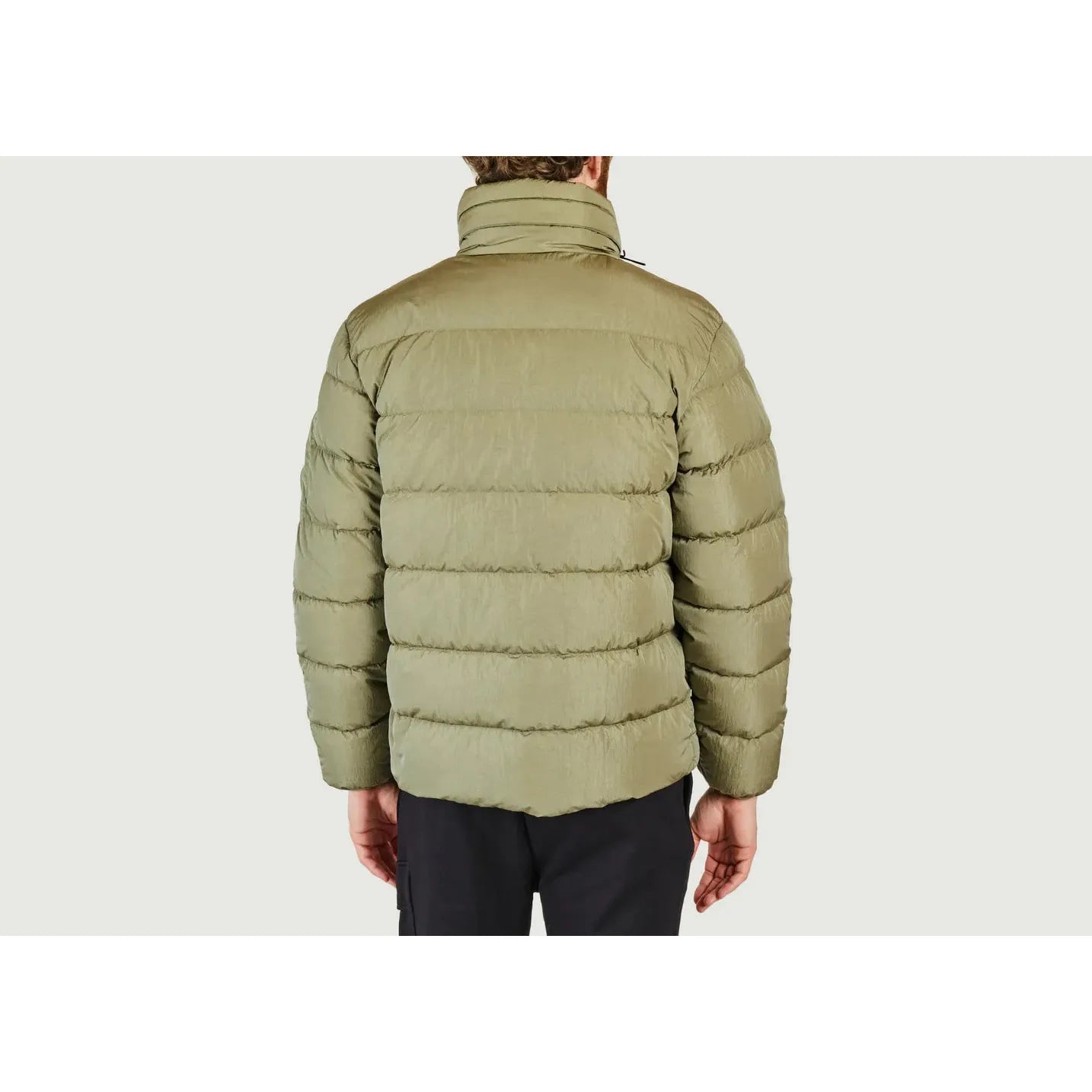 C.P. COMPANY Eco-Chrome Down Jacket - Silver Sage