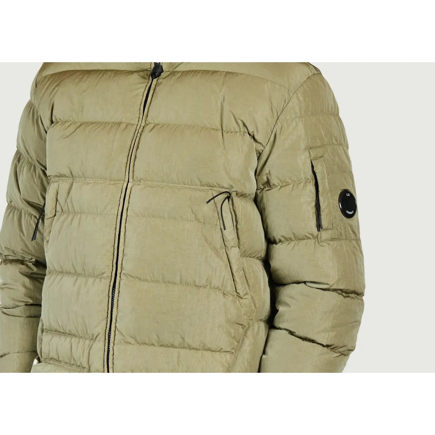 C.P. COMPANY Eco-Chrome Down Jacket - Silver Sage