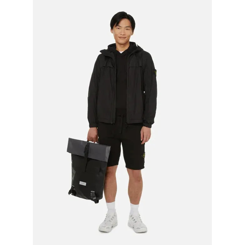 STONE ISLAND Blouson à capuche - Noir