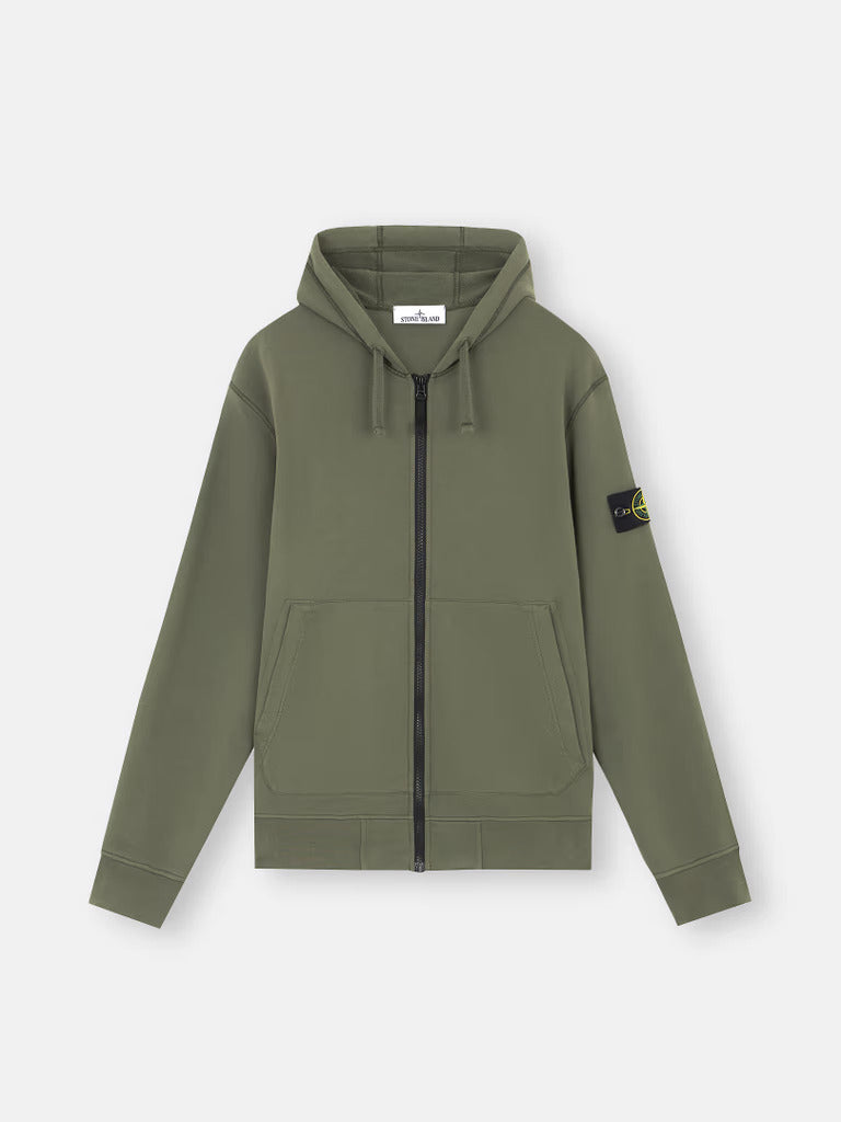 STONE ISLAND Sweat-shirt zippé à capuche