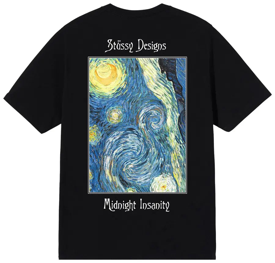 Stussy Midnight Insanity Tee 'Black'