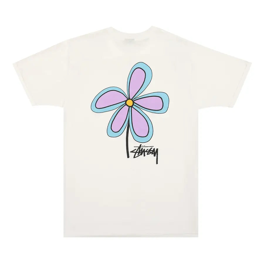 Stussy Flower Tee 'White'