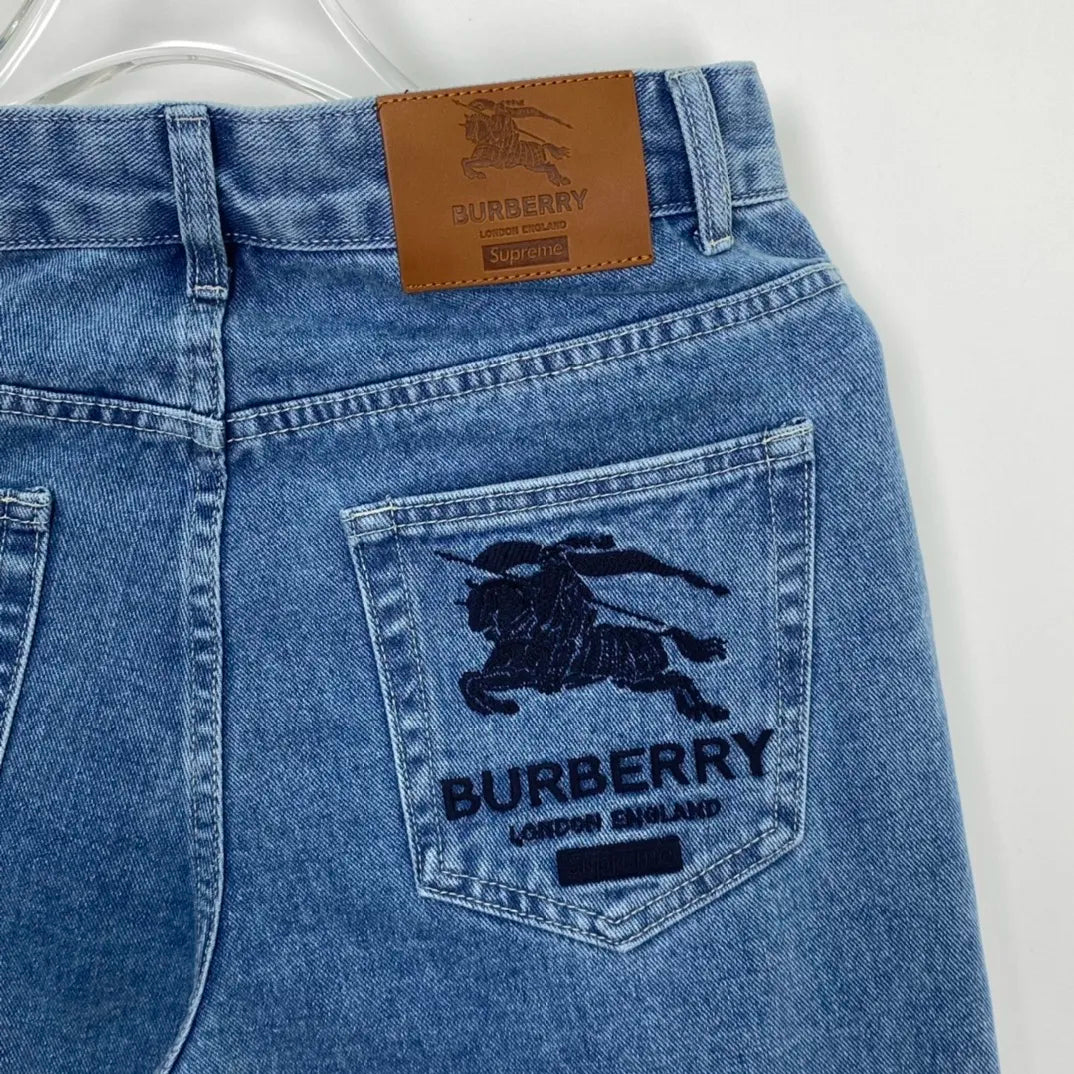 Supreme / Burberry Regular Jean "Blue" (SS23)