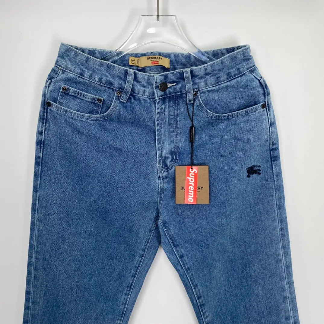 Supreme / Burberry Regular Jean "Blue" (SS23)