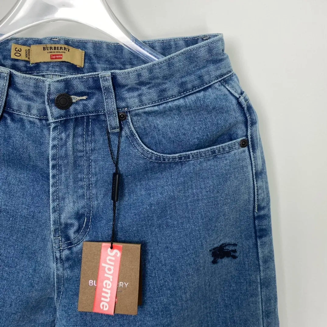 Supreme / Burberry Regular Jean "Blue" (SS23)