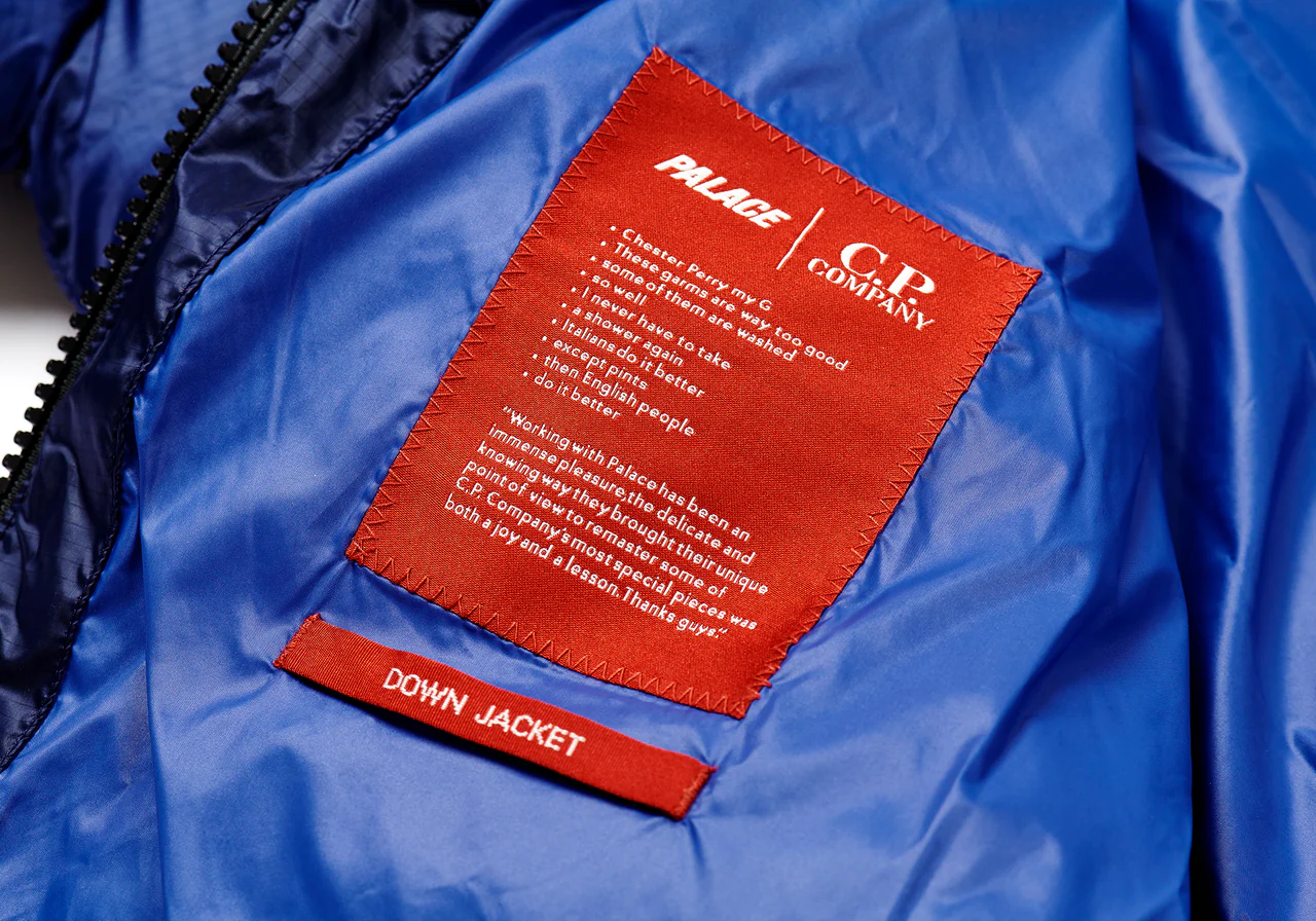 Palace x C.P. Company Puffa 'Bright Cobalt'