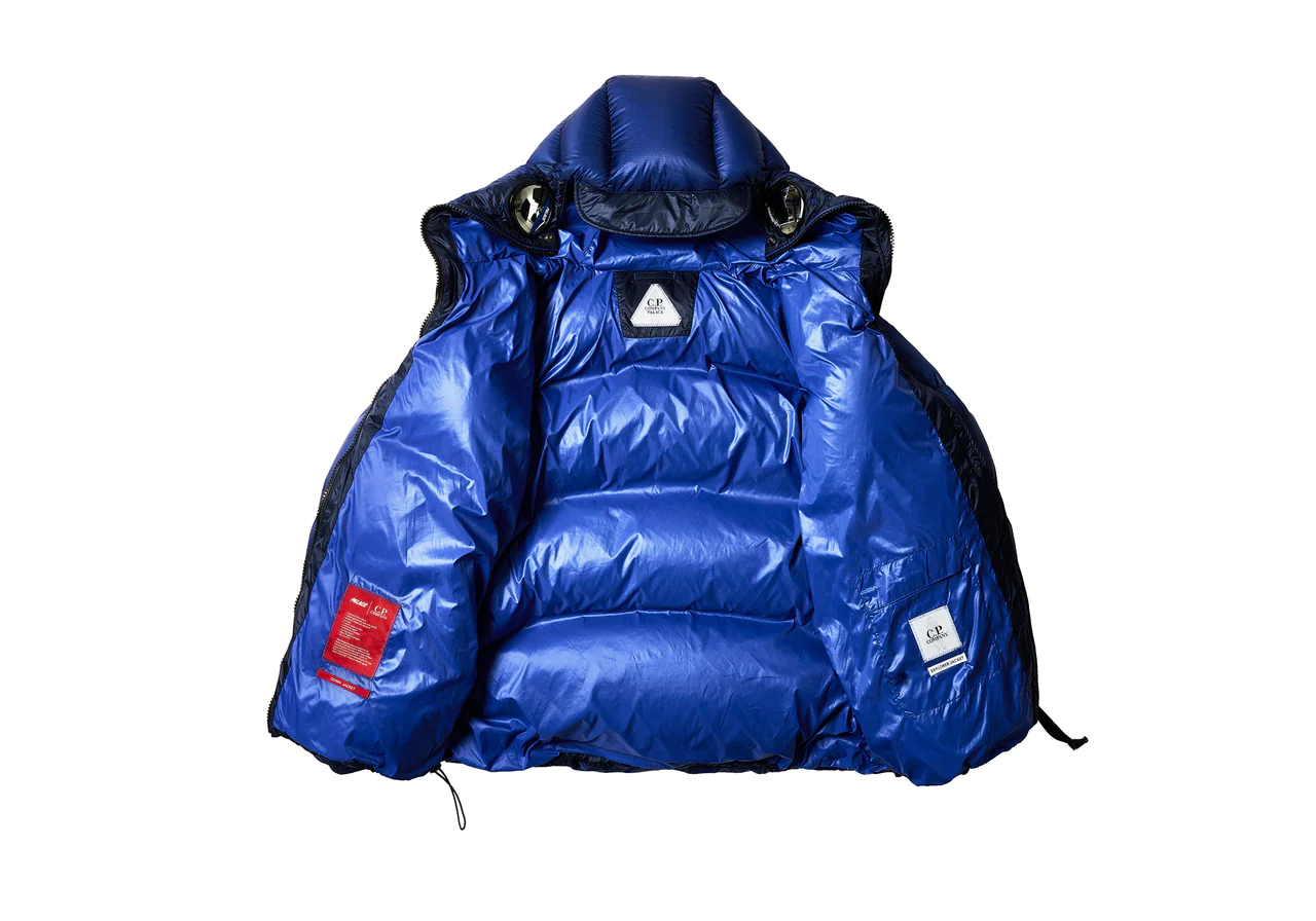 Palace x C.P. Company Puffa 'Bright Cobalt'