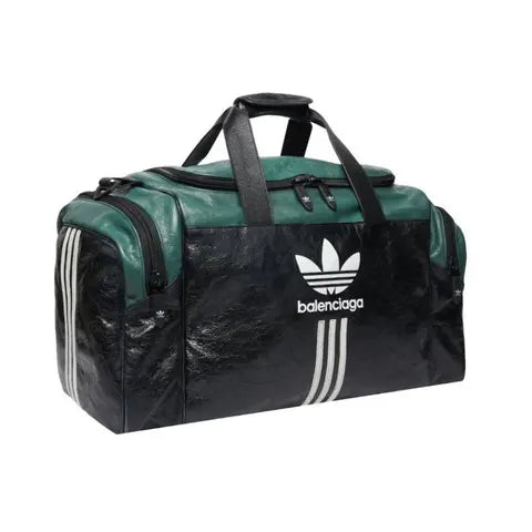 Sac de sport Balenciaga x adidas Noir/Vert